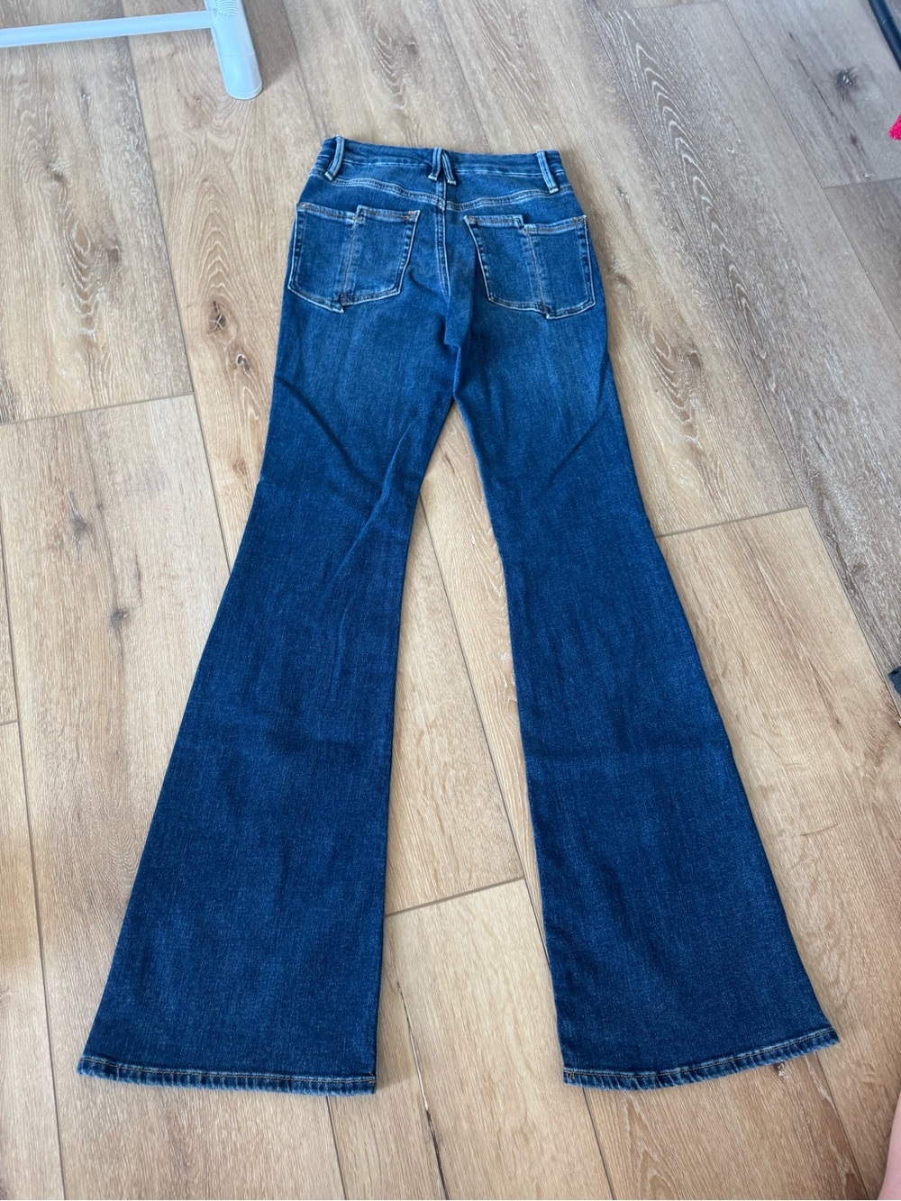 Good American Good Legs Flare Jeans (Style Code: GFSBP336T) wash Indigo329 sz 2